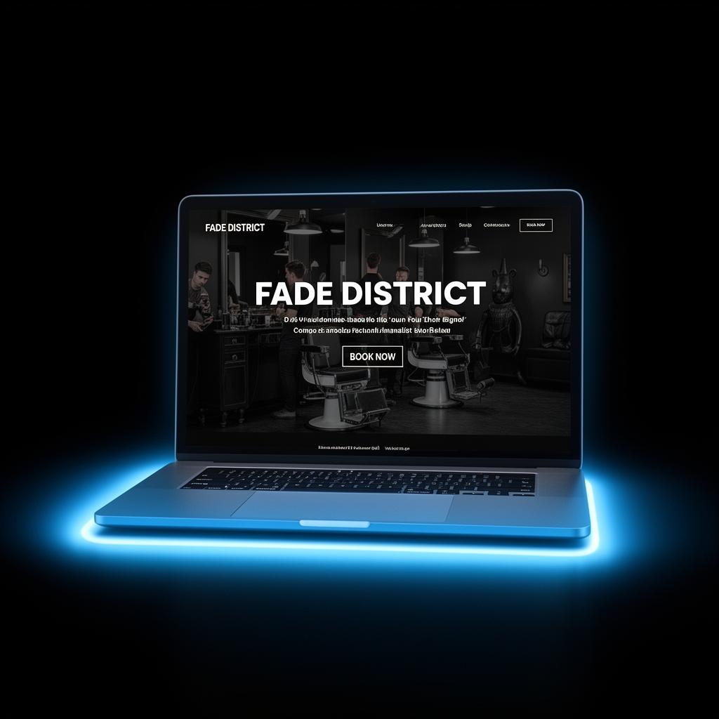 Modern premium barber website
